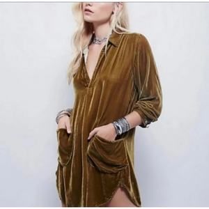 CP Shades Silk Blend Velvet Tunic Top